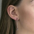 Cercei, Emily Westwood, Silver Chain Bubbled, inox, argintiu
