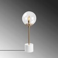 Lampa de masa, Fulgor, 942FLG1835, Metal, Alb