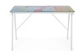 Birou Young Cartoon, Bizzotto, 113 x 58 x 73 cm, otel/sticla temperata