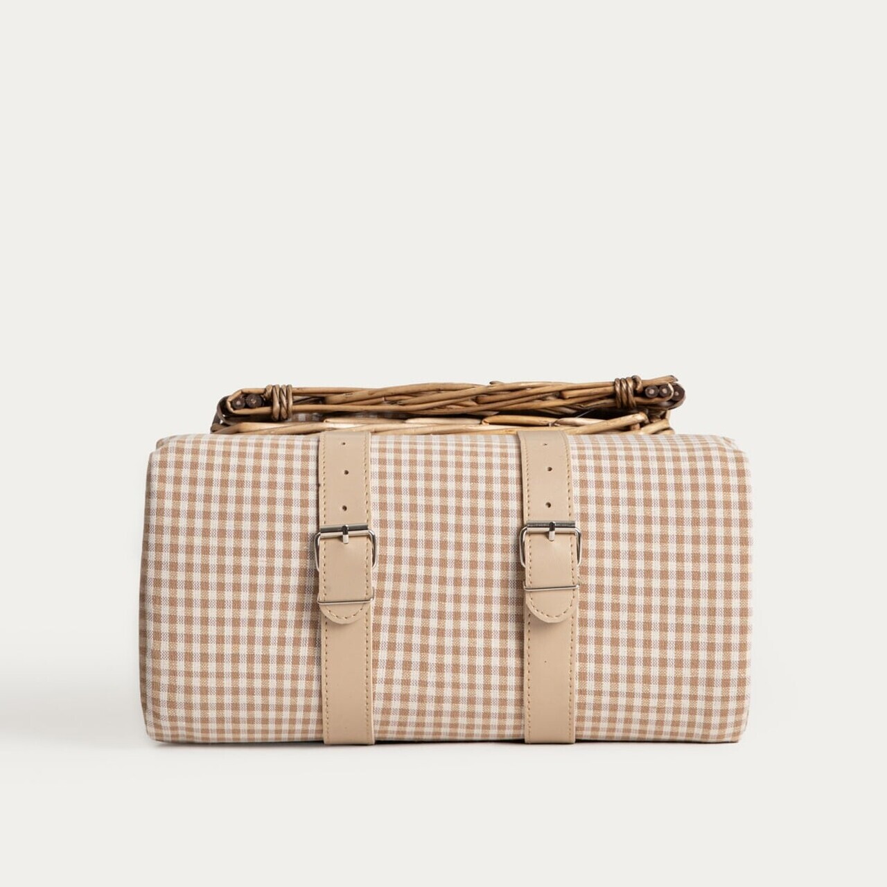 Cos de picnic 2 persoane Elvora, Homla, 38x25.5x18 cm, rachita, multicolor - view 3