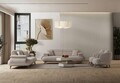 Canapea 3 locuri, Atelier del Sofa, 752EST1135, Lemn de carpen/PAL melaminat, Bej