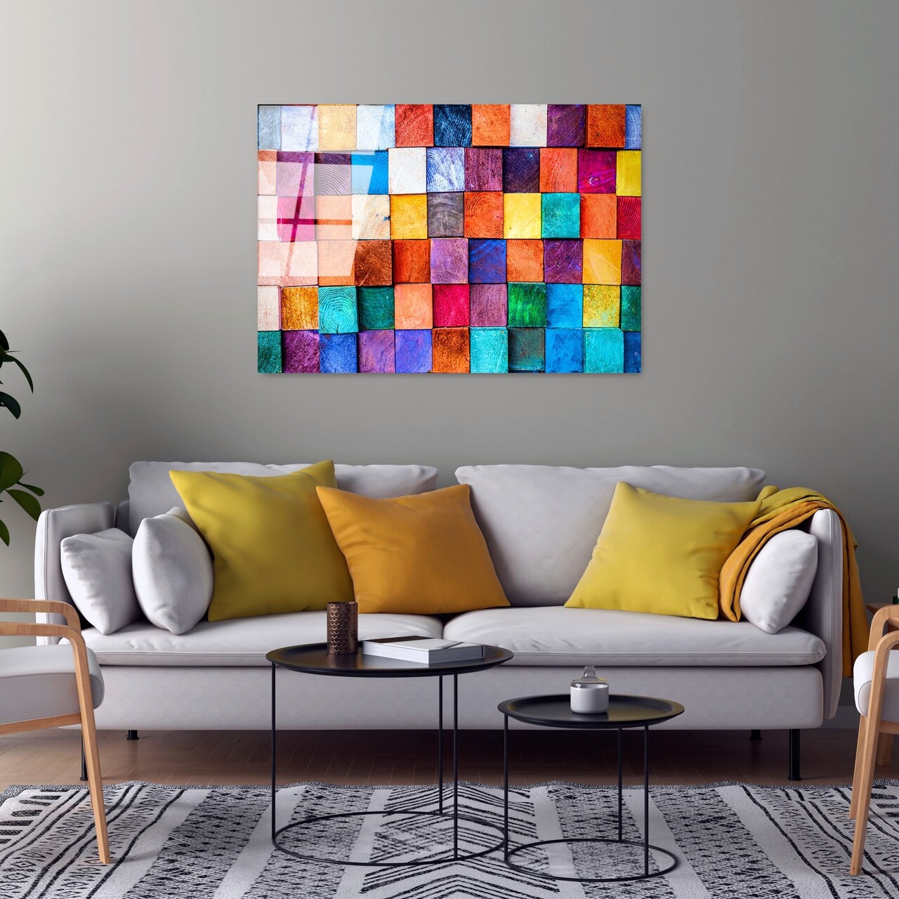 Tablou decorativ, UV-226 70 x 100, 70 x 100 cm, Multicolor - view 3