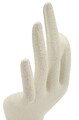 Figurina /sculptura decorativa Ok Stons, Mauro Ferretti, 14x10x24 cm, polirasina, crem