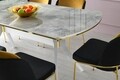 Masa dining, Nmobb, Ikon, 180 x 77 x 90 cm, mdf/plastic, gri