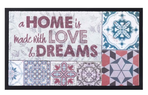 Covoras de intrare balad dreams, decorino, 45x75 cm, sintetic, multicolor