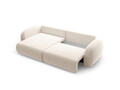 Coltar extensibil reversibil 4 locuri, Tonale, Cosmopolitan Design, 262x149x88 cm, tesatura chenille, bej deschis