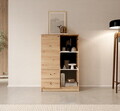 Dulap multifunctional ADRK, Evi, 80x40x120.5 cm, PAL laminat, artisan