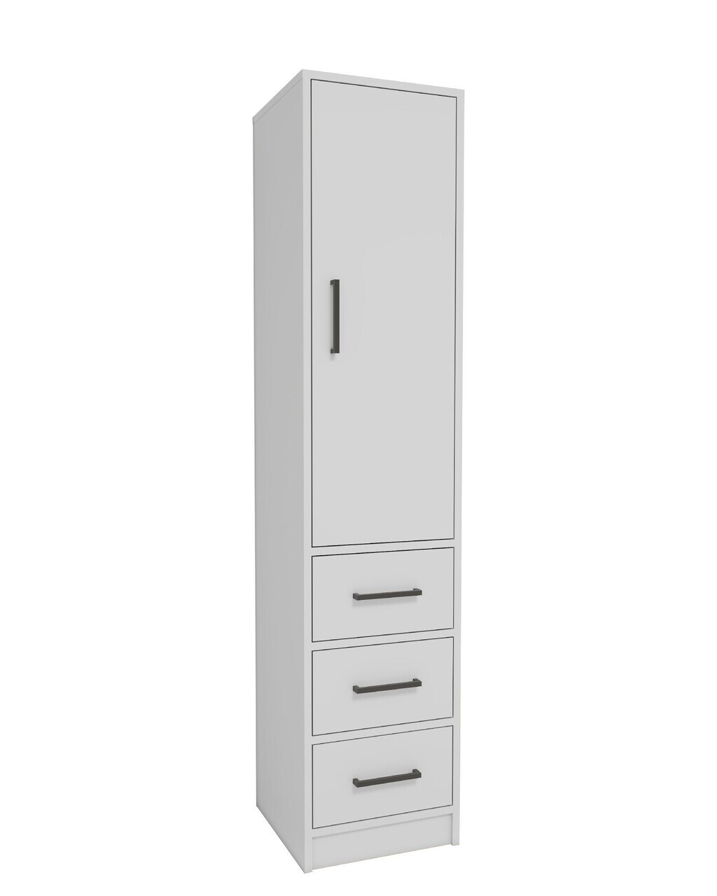 Dulap multifunctional, Hanah Home, Modera, 40x181.8x40 cm, PAL, Alb — imaginea 5