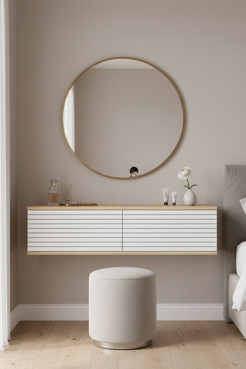 Dulap, Hanah Home, Zeynep 120, 120x25.5x29.6 cm, Stejar Safir / Alb — imaginea 2