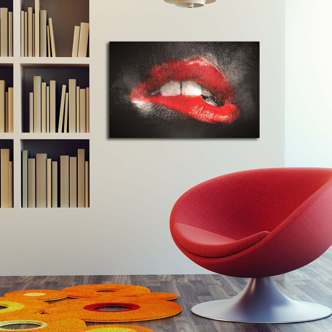 Tablou decorativ cu lumina LED, 4570DACT-64, Dimensiune: 45 x 70 cm, Multicolor - view 4