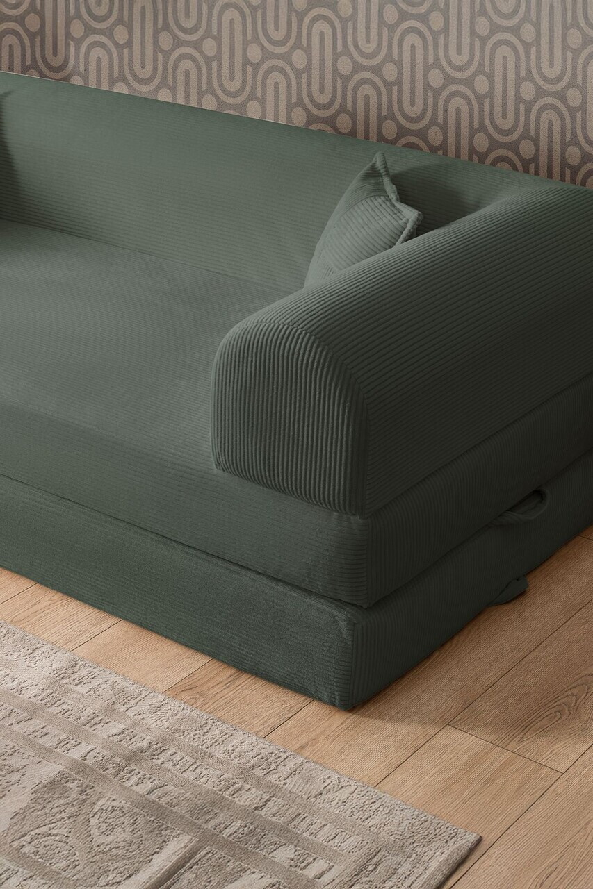 Canapea extensibila 3 locuri, Atelier del Sofa, 118FVL1307, Tesatura plus reiata, Verde - view 4