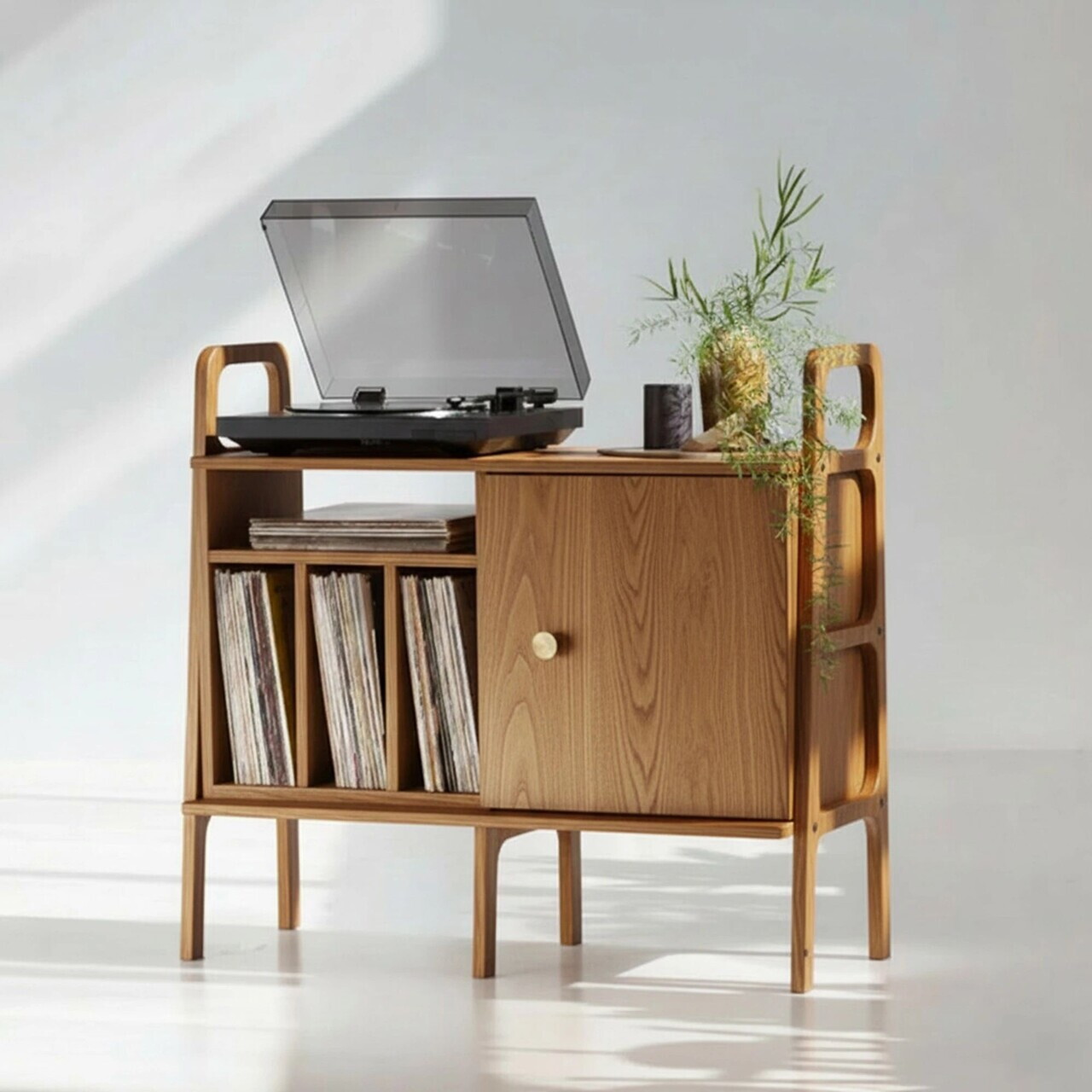 Consola, Hanah Home, CPT4836-100, 100x90x40 cm, PLACAJ CARPEN, Maro — imaginea 4