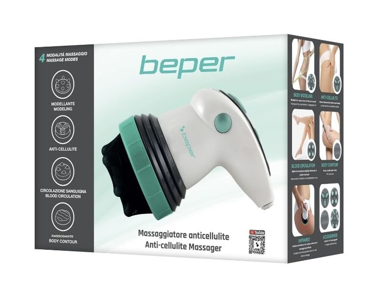 Aparat masaj anticelulitic 40.500, Beper, 25 W, 4 accesorii - view 14
