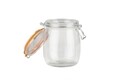 Borcan din sticla pentru depozitare, Vanora, 750 ml, transparent