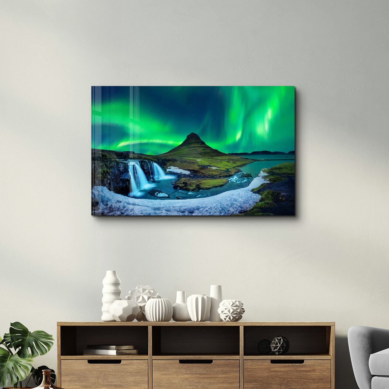 Tablou decorativ, OGLS-8000, Dimensiuni: 70 x 110 cm, Multicolor - view 2
