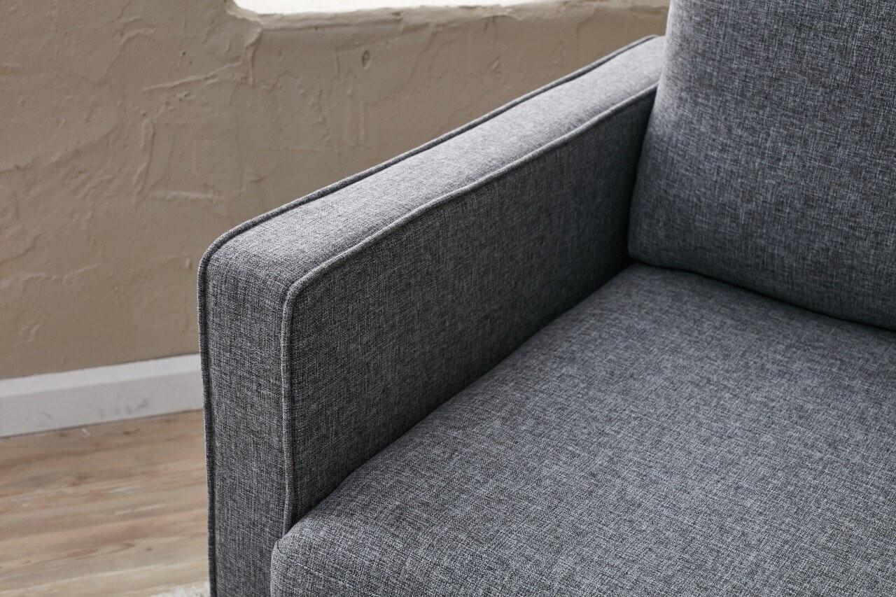 Canapea extensibila 3 locuri, Atelier del Sofa, 613LFS1109, Gri — imaginea 4