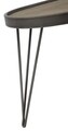 Masuta de cafea Raw, Mauro Ferretti, 113 x 61 x 40 cm, fier/MDF, negru/maro
