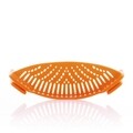 Strecuratoare detasabila pentru paste InnovaGoods, 22 x 6 x 8 cm, silicon, portocaliu
