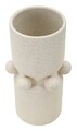 Vaza decorativa Bubbles, Mauro Ferretti, 16x28 cm, ceramica, crem