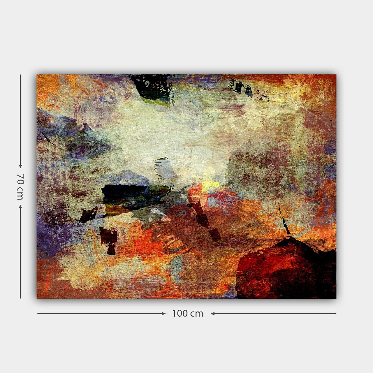 Tablou decorativ, 795164683_70100, Cadru: 100% LEMN (grosime: 3 cm), Multicolor - view 3