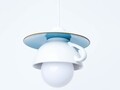 Pendul Afternoon tea, Deco Republic, E27, 1x60W, ceramica, albastru