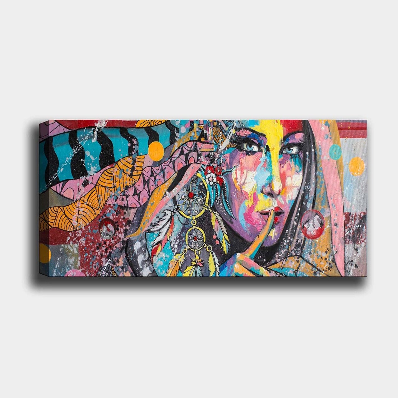 Tablou decorativ, YTY103324528998_50120, Cadru: 100% LEMN (grosime: 3 cm), Multicolor - view 2