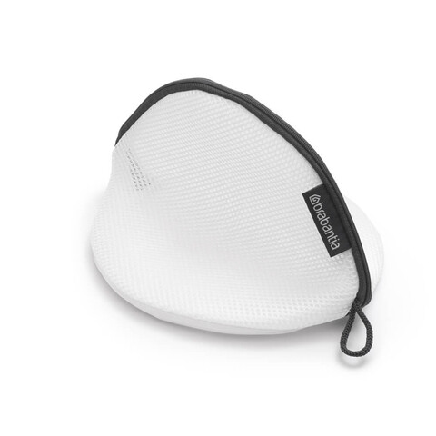 Husa pentru spalat sutiene, Brabantia, Wash bag, 26.5x18.5x15.5 cm, textil, alb/gri