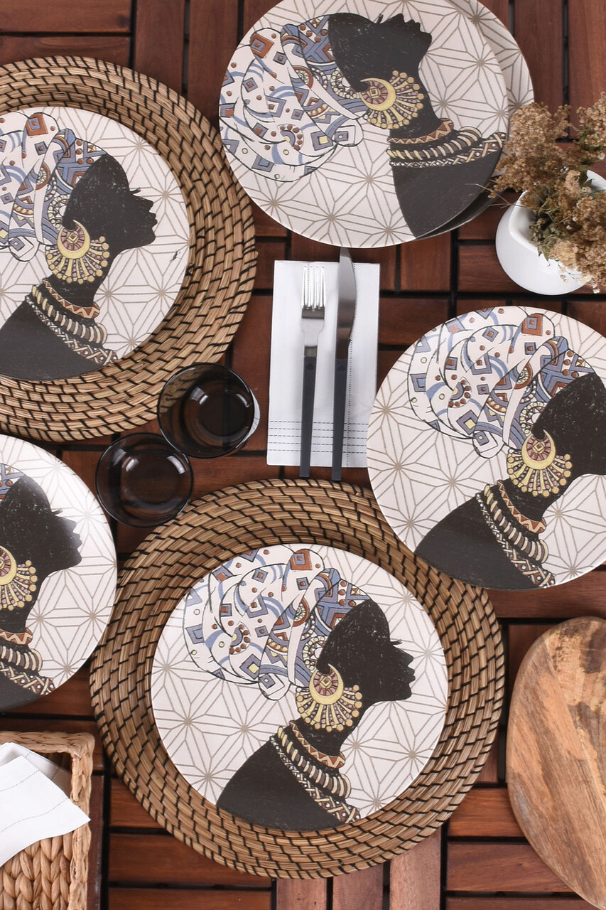 Set platouri servire, Keramika, 275KRM1348, Ceramica, Multicolor