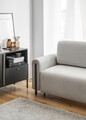 Canapea extensibila 3 locuri, ELTAP, SO-ARC-BL-04ROY, Arcadova, 244x97x97 cm, lemn/poliester, gri inchis/negru