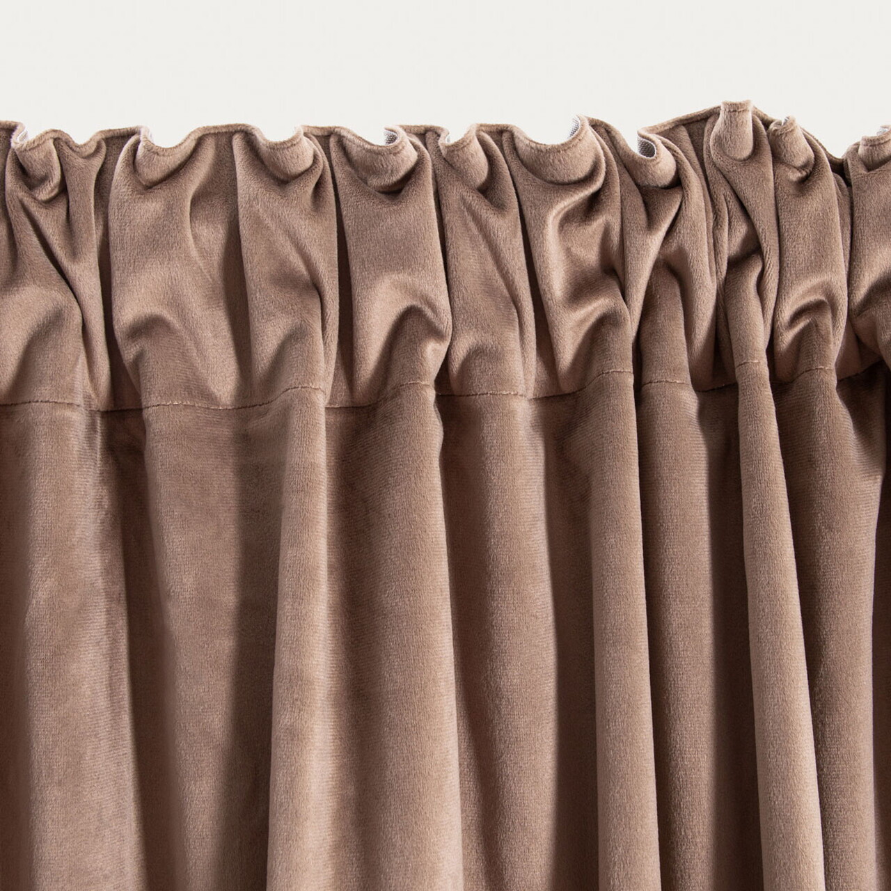 Set 2 draperii Zienna, Homla, 140x250 cm, poliester, capucino - view 2