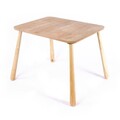 Set masa si scaun pentru copii, Rosewood, BLTYZ-AKTV061, Stejar