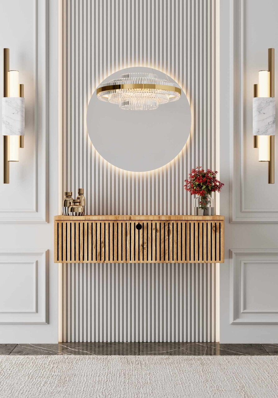 Bufet, Hanah Home, Mimosa 70, 70x26x22 cm, MDF, Maro - view 2