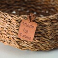 Set 3 cosuri Sophy Round, Boltze, 20-30 cm, iarba de mare, natural
