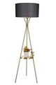 Lampadar, Luin, 534LUN3689, Metal, Negru