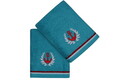 Set prosoape de maini 2 piese, Hobby, Maritim, Bumbac, Turcoaz