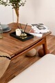 Set Masa si Scaune, Vow Chair, Touch (2S-1B), Lemn de carpen, Maro/Crem