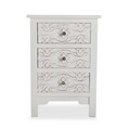 Comoda cu 3 sertare Murillo, Versa, 75 x 30 x 75 cm, lemn,