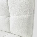Fotoliu Nelox, Homla, 69x63x73 cm, MDF/metal/poliester teddy boucle, ecru