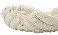 Vas decorativ Hand Tray Stons, Mauro Ferretti, 22.7x20x7.3 cm, polirasina, crem