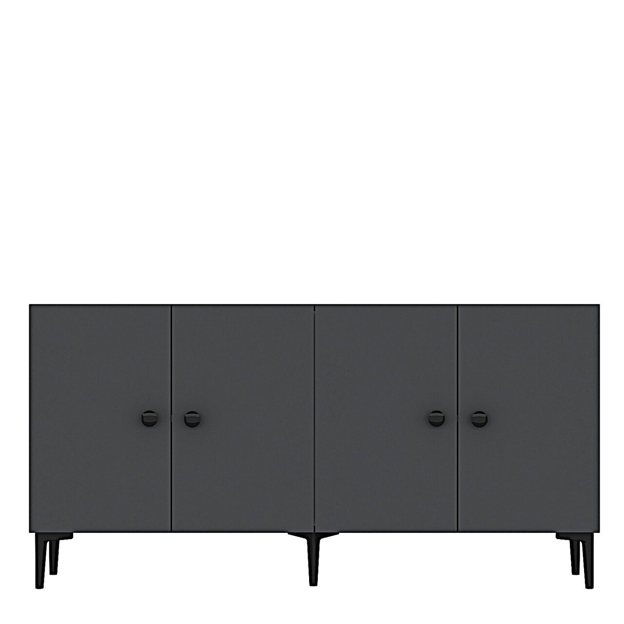 Consola, Hanah Home, Pella 150, 150x75x32 cm, Antracit - view 6