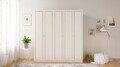 Dulap pentru haine, Rabi, Rb-082, 175x180x52 cm, Alb mat