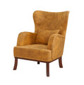 Fotoliu, Unique Design, 867UNQ1518, Lemn de carpen, Galben