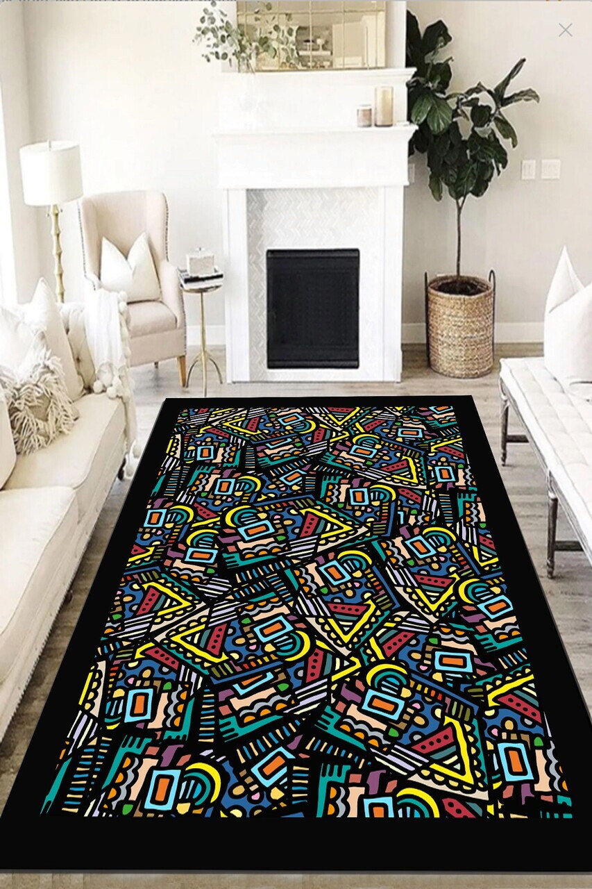 Covor, Rubbyo, 80x100 cm, Multicolor