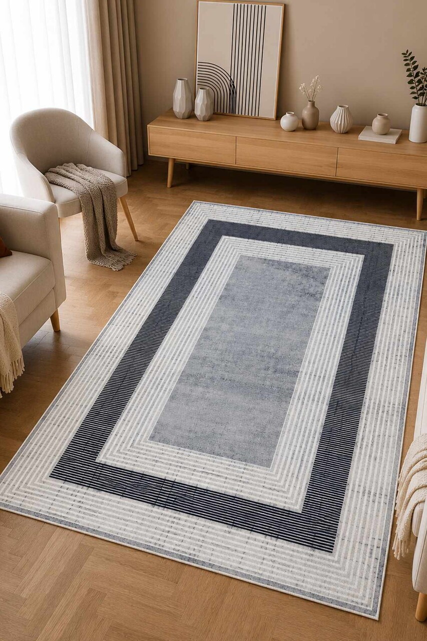 Covor, Strawo Grey, 80x300 cm, Multicolor — imaginea 3