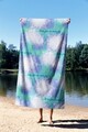 Prosop de plaja, Astacura, Yoga Nature 70, 70x130 cm, 70% poliester/30% poliamida, Multicolor
