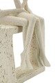 Figurina /sculptura decorativa Stons Couple, Mauro Ferretti, 11.5x9x25 cm, polirasina, crem