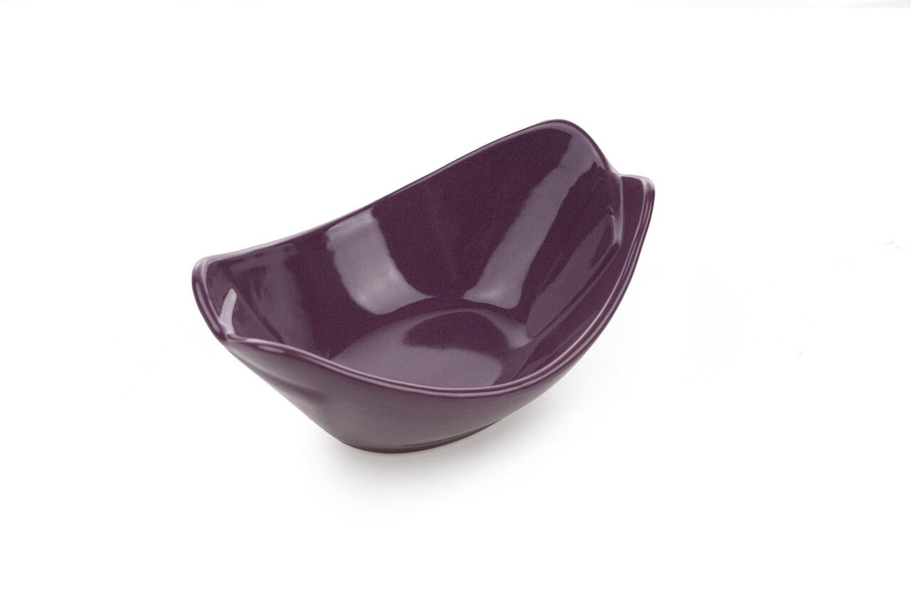 Set boluri ceramice, Hermia, 275KRM1256, 205 ml, Mov - imagine 5