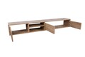 Comoda TV, Mod Design, Rust, 180 x 30 x 25 cm, pal melaminat, stejar