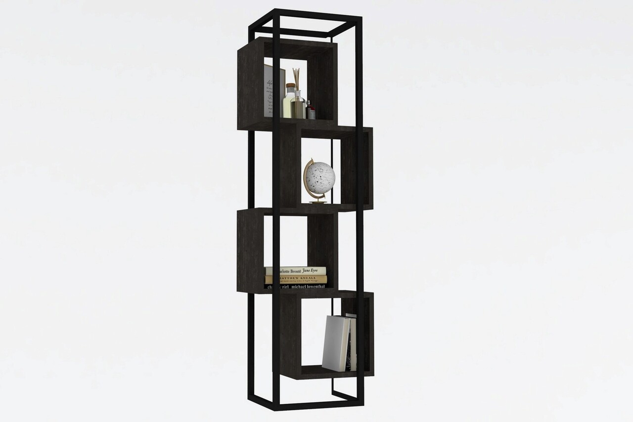 Corp Biblioteca, Asse Home, Rabant, 44x140x29 Cm, Antracit