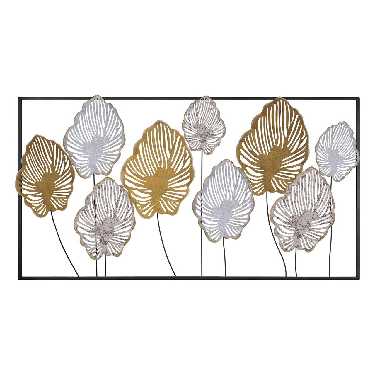 Decoratiune de perete, Melo, Metal, Grosime: 0,6 mm, Multicolor — imaginea 6
